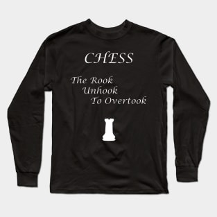 Chess Slogan - The Rook Long Sleeve T-Shirt